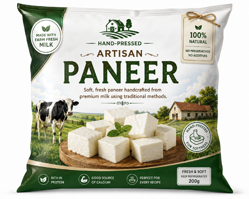 Hand Pressed Artisan Paneer